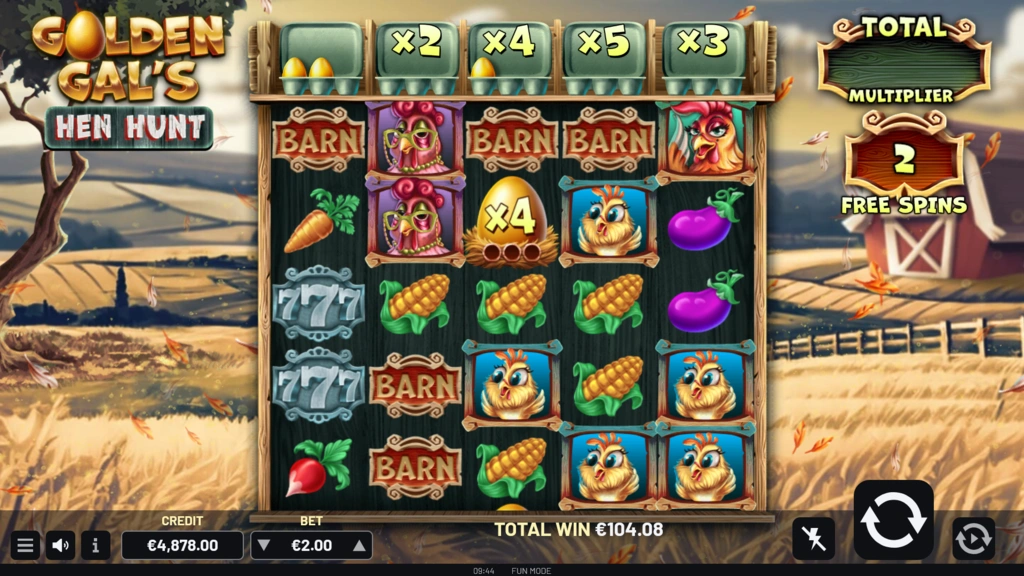 Golden Gals Hen Hunt - Free Spins
